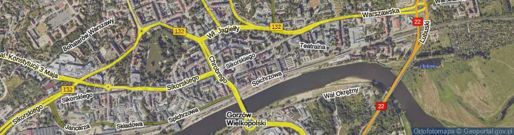 Zdjęcie satelitarne Obotrycka ul.